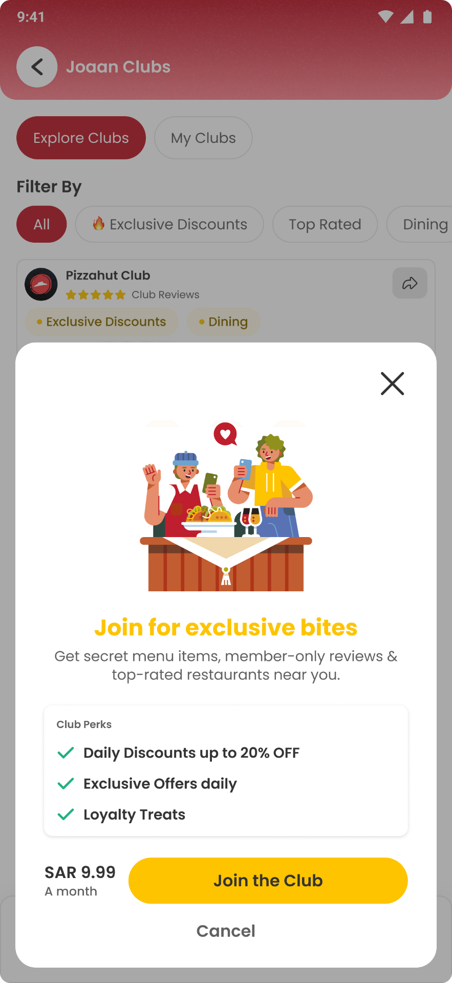 Explore Clubs