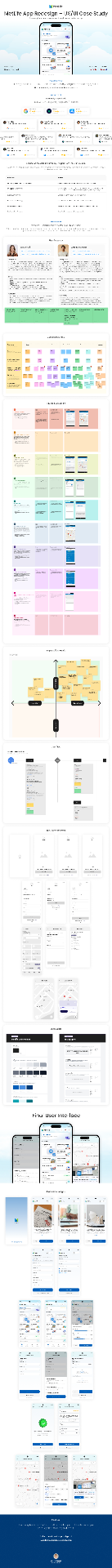 MetLife — Mobile App Redesign — MetLife App — Case Study Overview. Restructured navigation from seventeen tabs to four, a simplified claims flow, and a warmer visual system rebuilt around clarity and confidence.