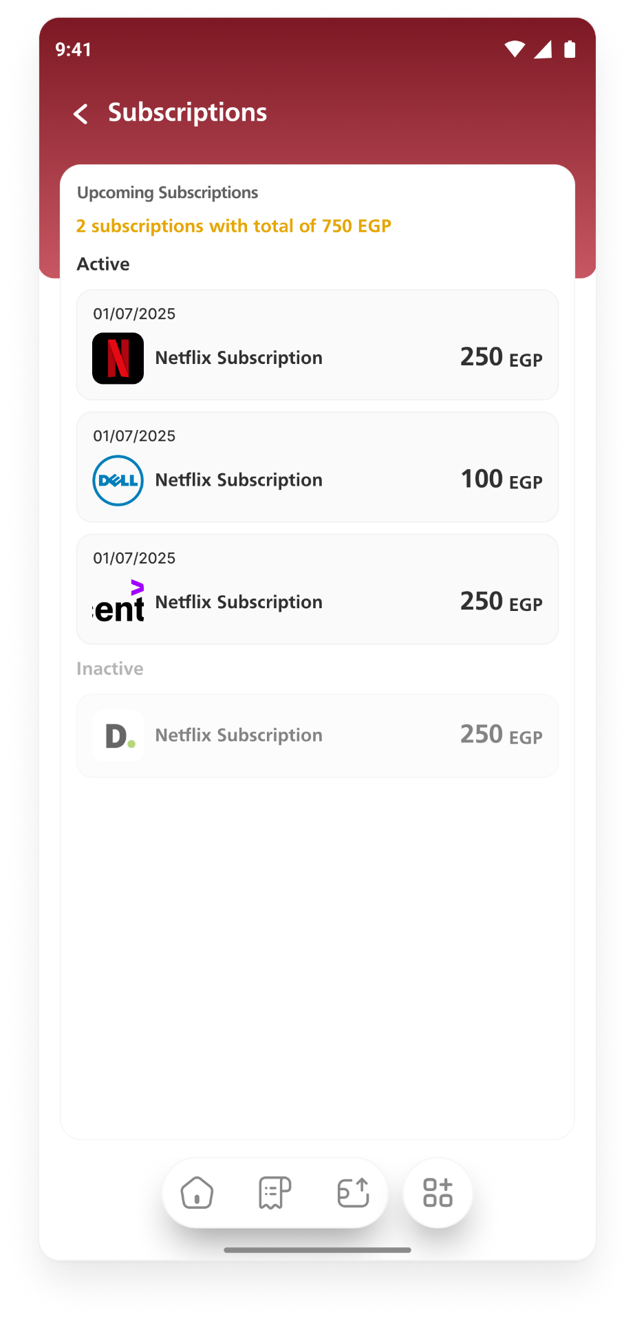 Subscriptions